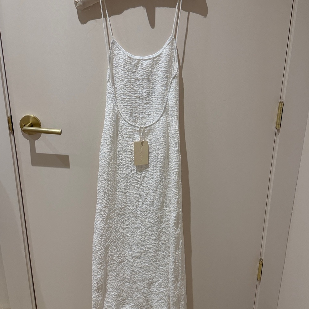 Bahhgoose Nuage White Slip Dress | New with Tags | Size XS/S - Picture 7 of 7